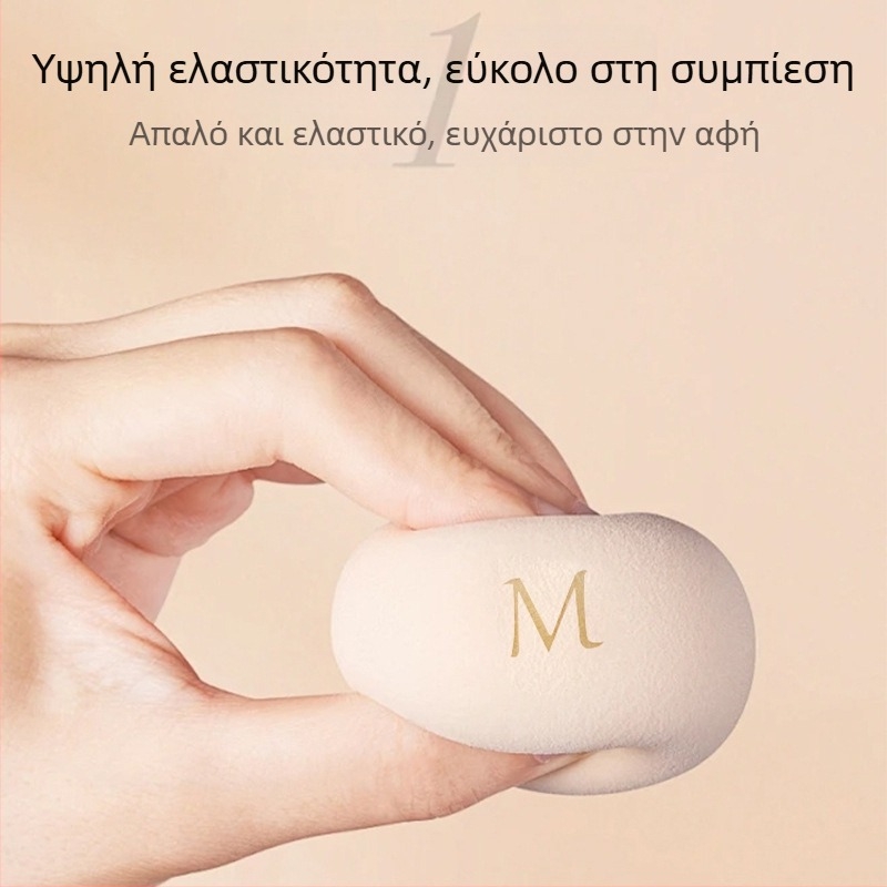 Αβγό ομορφιάς Minman, υδροφιλικό πολυουρεθάνιο, απαλό και φιλικό προς το περιβάλλον, σχήμα κοφτό ή προσαρμοσμένο