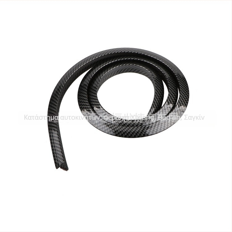 Διακοσμητική λωρίδα φρυδιού τροχού με 3D υφή ανθρακονημάτων, ελαστική, γενικής χρήσης, μοντέλο 30256