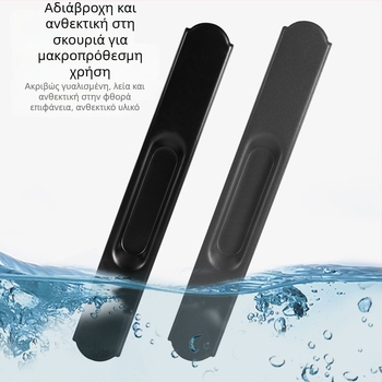 Κλειδαριά με γάντζο από ανοξείδωτο ατσάλι, κυκλική κεφαλή, μονόπλευρη και διπλής όψεως, ηλεκτροπλατιστοποιημένη επιφάνεια, για μπαλκόνι και συρόμενες πόρτες