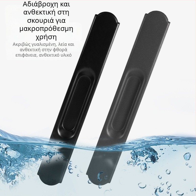 Κλειδαριά με γάντζο από ανοξείδωτο ατσάλι, κυκλική κεφαλή, μονόπλευρη και διπλής όψεως, ηλεκτροπλατιστοποιημένη επιφάνεια, για μπαλκόνι και συρόμενες πόρτες