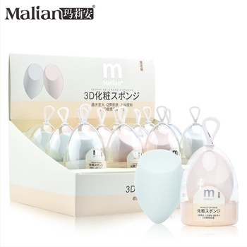 Marian 3D Κοσμητικό αυγό, Υδρόφιλο πολυουρεθάνιο σφουγγάρι μακιγιάζ, σε σχήμα σταγόνας