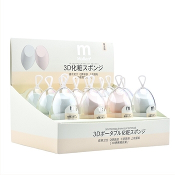 Marian 3D Κοσμητικό αυγό, Υδρόφιλο πολυουρεθάνιο σφουγγάρι μακιγιάζ, σε σχήμα σταγόνας