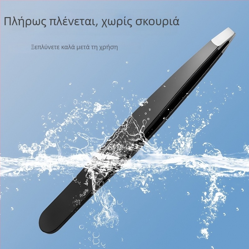 Σετ κλιπ φρυδιών από ανοξείδωτο ατσάλι, τέσσερα τεμάχια, περιλαμβάνει πένσες φρυδιών για το σχήμα των φρυδιών και περιποίηση ψεύτικων βλεφαρίδων