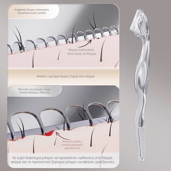 Τριμερ φρυδιών με χτένα – Πλαστικό, Gecomo, για καθημερινή χρήση