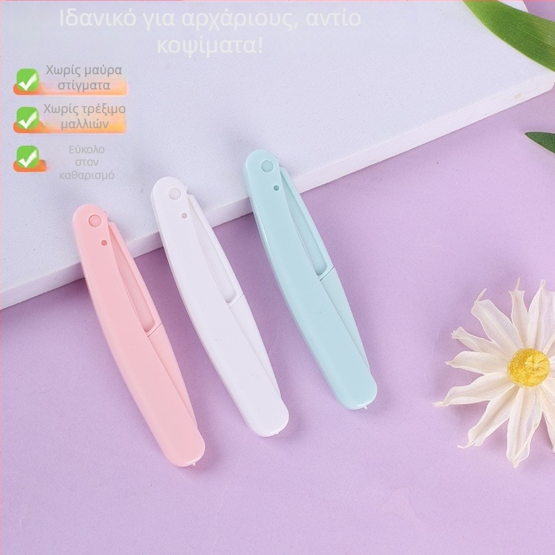 Αναδιπλούμενος τριμερ φρυδιών — σετ τριών φρυδιών για το σχήμα φρυδιών — Μάρκα Helen Beauty; Προέλευση Τζίνχουα; Υλικό ρητίνη; Τύπος εργαλείου τριμερ φρυδιών