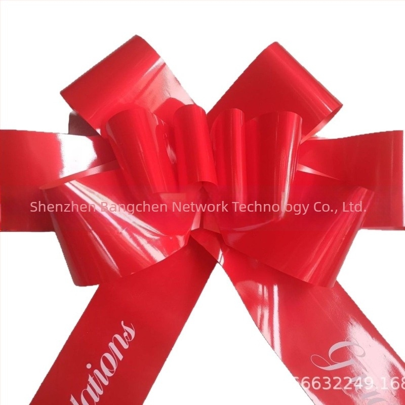 BANCHEN φιόγχος με κορδέλα και χειροποίητο λουλούδι — Πλαστικό, αξεσουάρ διαμόρφωσης χώρου για τελετές αποφοίτησης και γιορτές