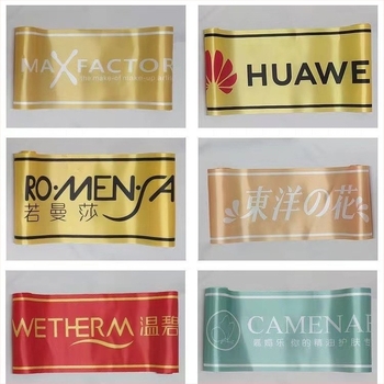 Κορδέλα έναρξης τελετής, προσαρμοσμένη με κείμενο和 λογότυπα, σατέν, inkjet εκτύπωση, για τελετή έναρξης και παράδοση