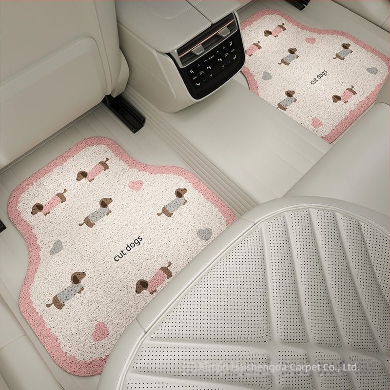 Χαλάκια δαπέδου αυτοκινήτου με σχέδιο κινούμένων σχεδίων – καθολικά, αντιβρωμικά και ανθεκτικά στη φθορά, Υλικό: wire loop, Διαμορφώσιμα