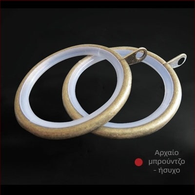 Ξύλινοί κύκλοι κουρτινών με κλιπ — αθόρυβοι κύκλοι κρέμασματος, κυκλικοί γάντζοι ρωμαϊκού στυλ, μοντέρνος μινιμαλισμός