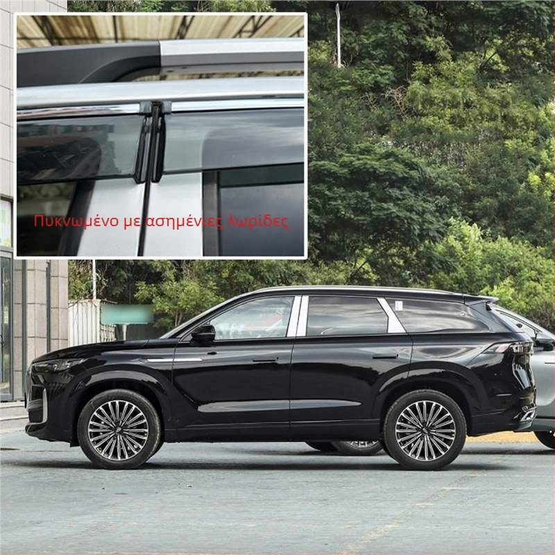 Linlie PU Προφυλακτήρες βροχής παραθύρων για Chery Jaecoo J5/J6/J7/J8