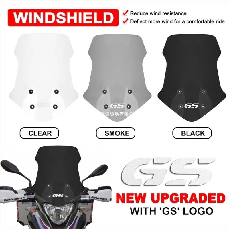 Παρμπρίζ για BMW G310GS/G310 (2017-2025) - Ακρυλικό, Μείωση αντίστασης ανέμου