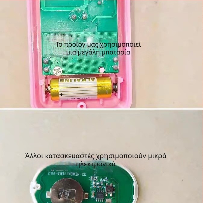 Ασύρματος θυροκουδούνι με τηλεχειριστήριο – Ασύρματο επείγον κάλεσμα για ασθενείς στο προσκέφαλο του κρεβατιού, Μοντέλο 44, Λειτουργεί με μπαταρία, 12V, Εμβέλεια 10 μ, Δυνατός ήχος