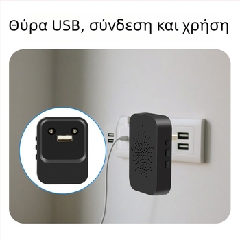 Ασύρματο θυροτηλέφωνο με βίντεο-συνομιλία - WiFi έλεγχος μέσω εφαρμογής, μεταδότης με μπαταρία, δέκτης τροφοδοσία USB, DC 5V 1A, κατανάλωση 0,5W, μοντέλο BD2