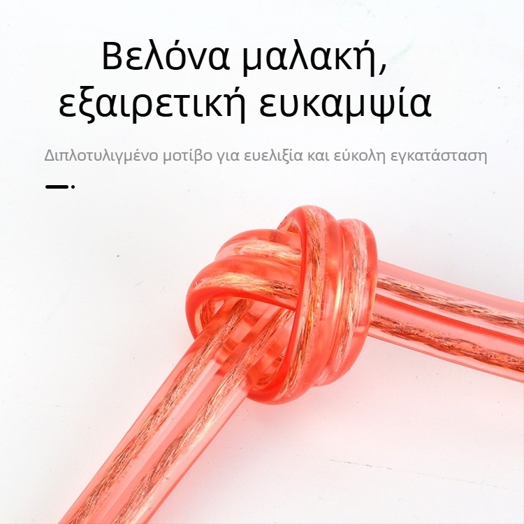 Ci Heng καλώδιο ομιλητών 2 πυρήνων με αγωγό από χαλκό επικαλυμμένο αλουμίνιο, μόνωση PVC, για εφαρμογές ήχου/βίντεο, εξωτερική χρήση