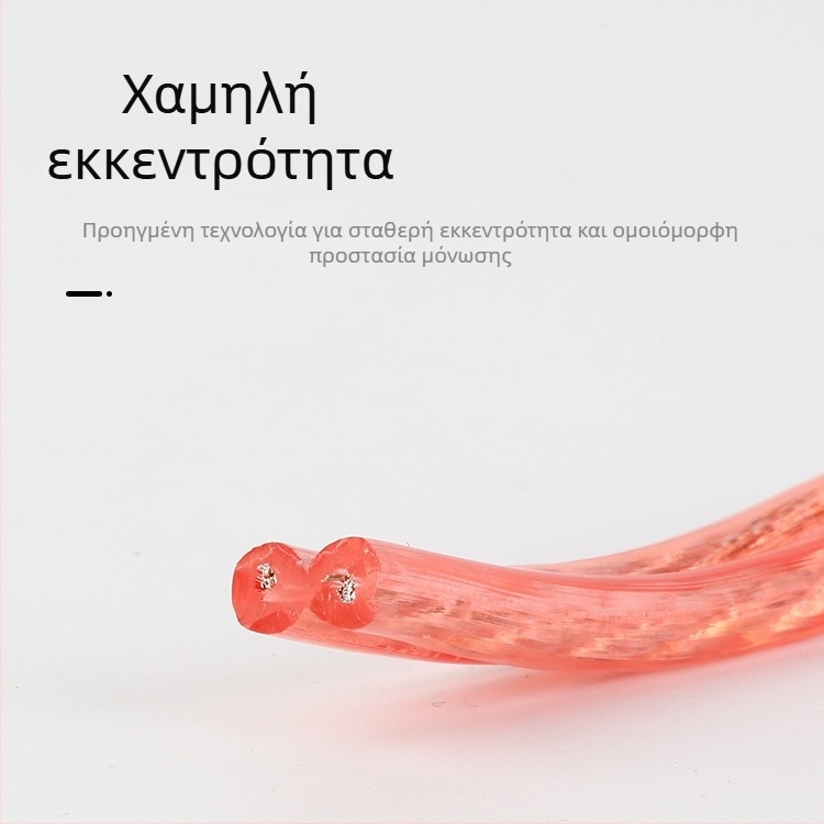 Ci Heng καλώδιο ομιλητών 2 πυρήνων με αγωγό από χαλκό επικαλυμμένο αλουμίνιο, μόνωση PVC, για εφαρμογές ήχου/βίντεο, εξωτερική χρήση