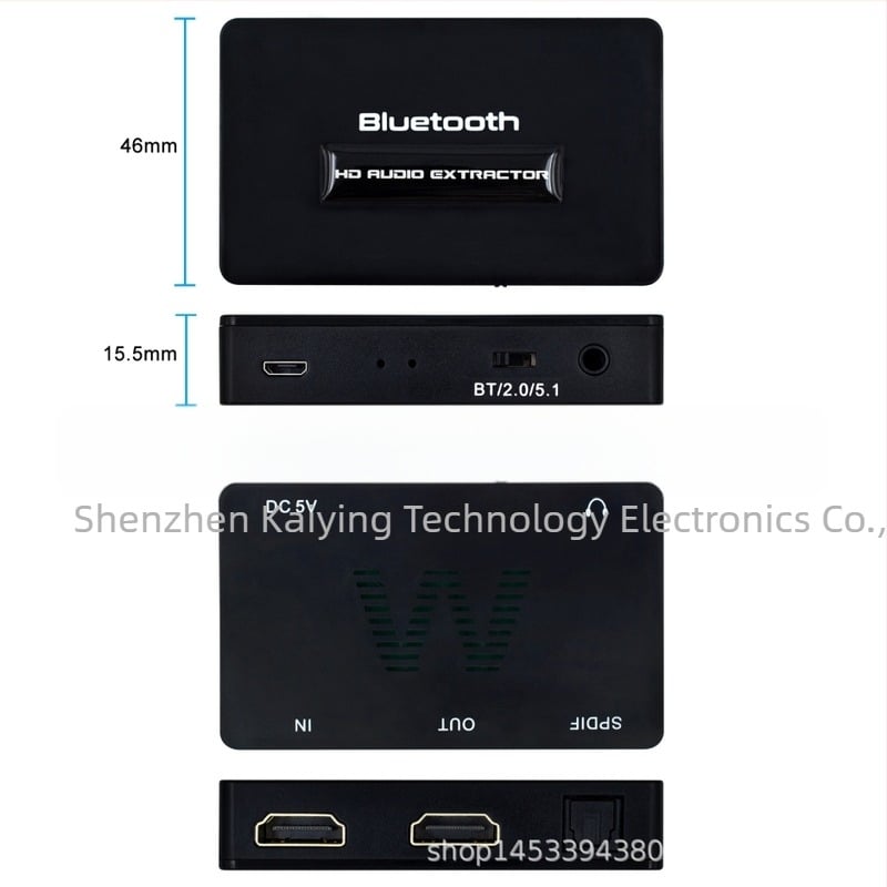 HDMI εξαγωγέας ήχου και διαχωριστής, 4K 30Hz, μοντέλο Kym040, κωδικός M040, διαχείριση ισχύος