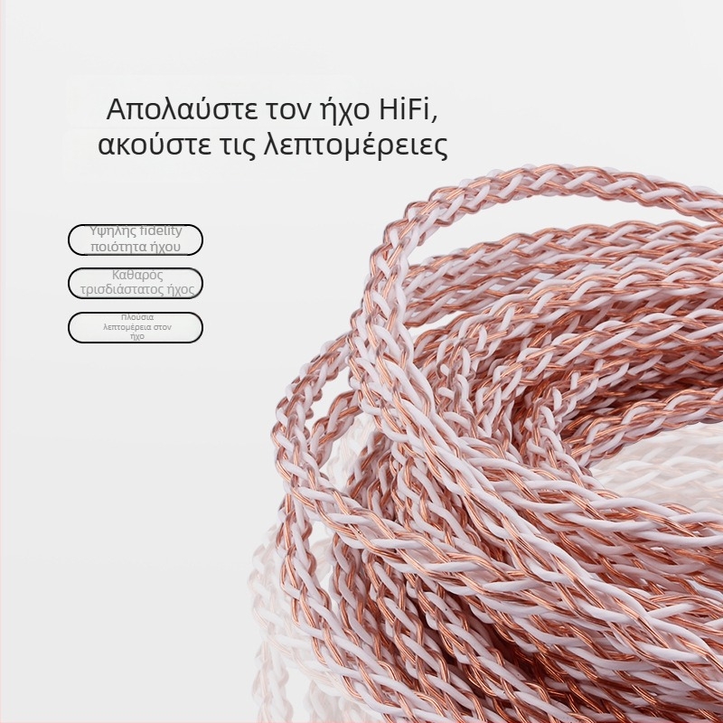 Καλώδιο ομιλητή 7N OCC από χαλκό για Hi‑Fi DIY ήχο, αυτοκινητικό ήχο, μήκος 1 m