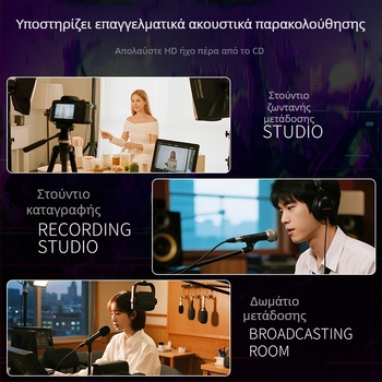 Κάρτα ήχου για ζωντανή μετάδοση, μετατροπέας 2-σε-1 στερεο, συμβατό με Apple, Huawei, Vivo, Xiaomi και Samsung κινητά (MX-108; μάρκα MX)