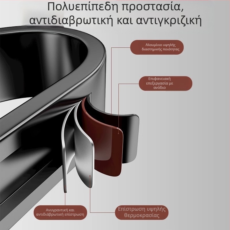 Κρεμάστρα με ισχυρή κόλλα, χωρίς διάτρηση, βαριά κατασκευή — Ανοξείδωτος χάλυβας, μέγ. φόρτιση 5 kg, κατάλληλη για κουζίνα, μπάνιο, πόρτα, τοίχο, κοιτώνα φοιτητών