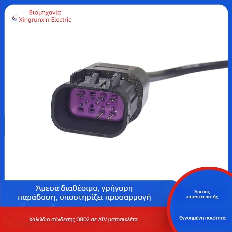 Όργανο διάγνωσης βλαβών κινητήρα - καλώδιο προσαρμογής OBD2 16-πιν σε ATV για Polaris ATV (12V, 56°C)