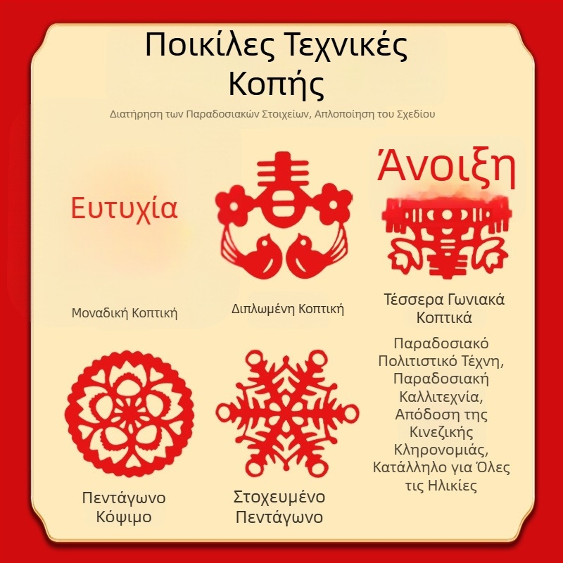 Κάγκελα παραθύρων από χαρτόκοπες σε κουτί – 12 μοτίφ κινεζικών ζωδίων, DIY εορταστική διακόσμηση
