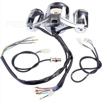 ATV LCD οθόνη ενδείξεων τετρατροχού ATV 150-250cc με οδόμετρο και ταχύμετρο