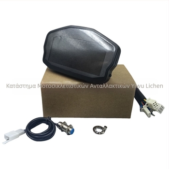 Μοτοσικλέτας LED LCD πίνακας οργάνων με ταχύμετρο και ψηφιακό οδόμετρο, Μοντέλο 1010, Μάρκα JG, Καθολική τροποποίηση.