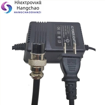 Μίκτης ήχου με εξωτερικό μετασχηματιστή τροφοδοσίας, αμερικανική πρίζα, 17Vx2, 3-πολικός κυκλικός συνδετήρας, 420 mA