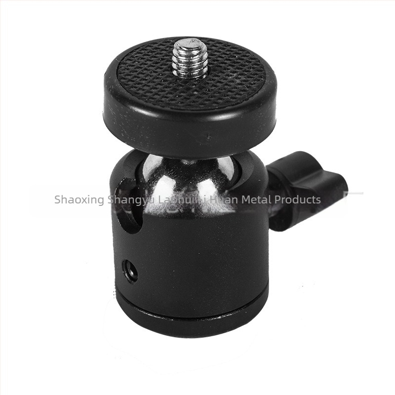 Q29 Οξειδωμένη Ball Head Γιμμπαλ με 3 οπές και φωτισμό για φωτογραφία – Αλουμίνιο CNC κατεργασία, Li Huang