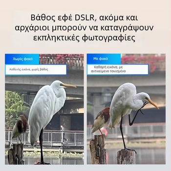 Τηλεφακός κινητού Motor Microsen, 40x χειροκίνητος ζουμ, συμβατός με τα περισσότερα smartphones