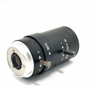 Ζουμ φακό Yi'an, 5-50mm, CS βάση, 3MP, F/1.6, κοντινή εστία 0,2 μ