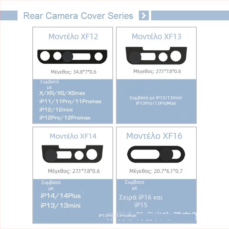 Κάλυμμα ιδιωτικότητας εμπρός κάμερας για τη σειρά 14 Pro/15 — αντι-παρακολούθηση, αντι-χάκερ, υψηλής τεχνολογίας.