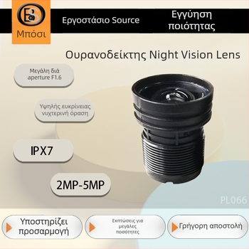 Silk Vision F1.6 StarLight νυχτερινή όραση Fixed-Focus φακός – 4mm, αισθητήρας 1/2.7'', M12 mounting