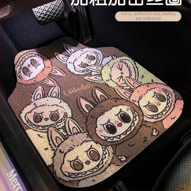 Universal πατάκια δαπέδου αυτοκινήτου με υφή μεταξωτού άνθους, ανθεκτικά στη φθορά και κατά της βρωμιάς