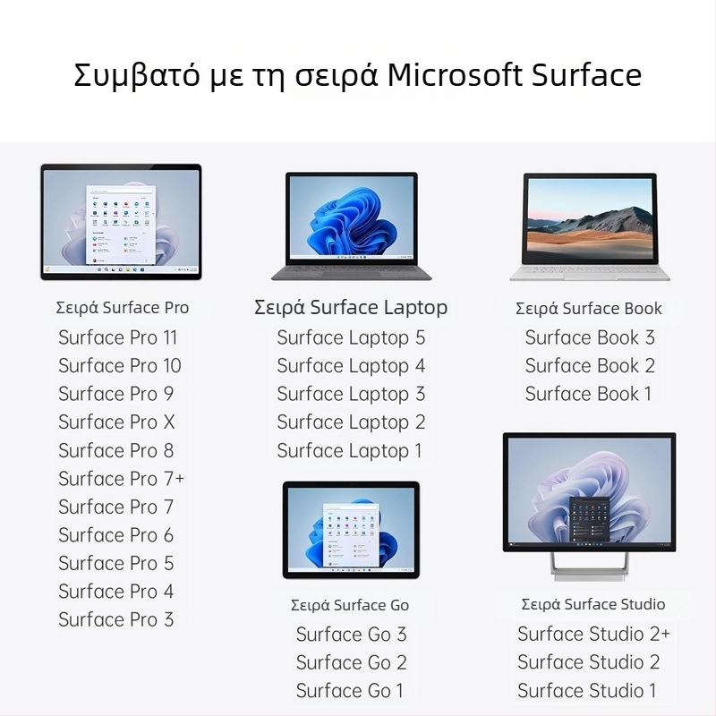 Surface στυλός με έλεγχο αφής, μεταλλικό σώμα, καθολικός ηλεκτρονικός σχεδιασμός για συσκευές Surface; κατάλληλο για κινητά, υπολογιστές και tablet