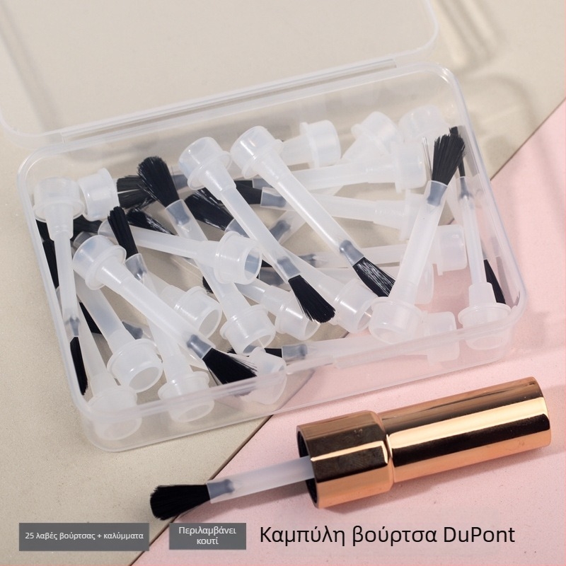 Feather Σετ Ανταλλακτικών Κεφαλών Βούρτσας για Gel Νύχια – Επαγγελματικό Πλαστικό Σετ Πινέλων Νυχιών, Καθαρή Περιεκτικότητα 100