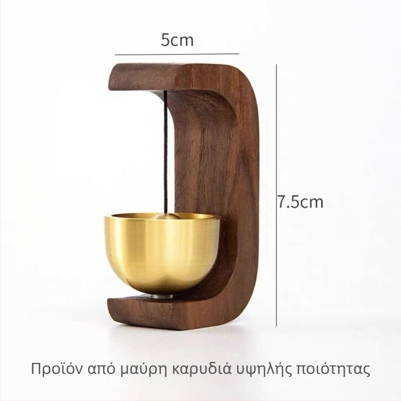 Μαγνητικό κουδούνι πόρτας, μεταλλικός κρεμαστός καμπάνας, μοντέρνο μινιμαλιστικό στυλ, First Benefit