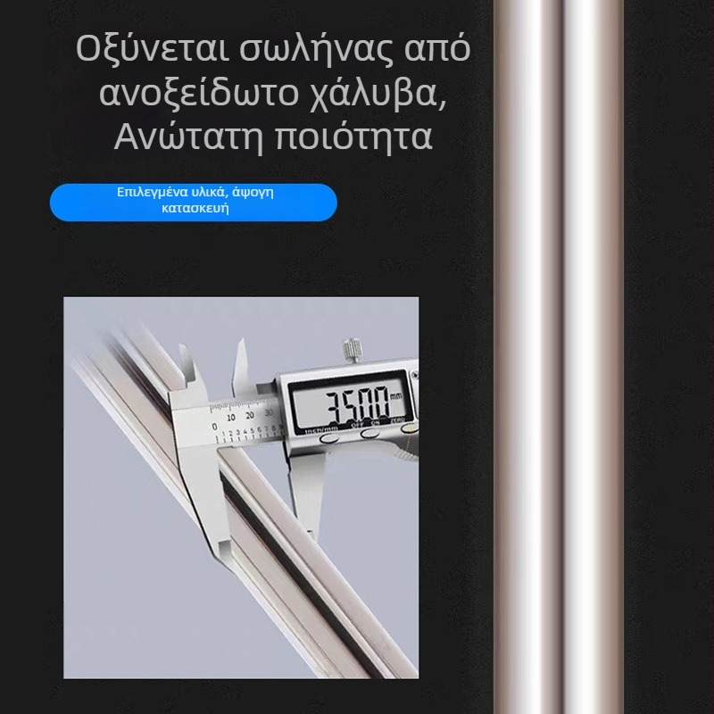 Ανοξείδωτη στιβαρή στήριξη φωτισμού για ζωντανή φωτογράφηση – φορτίο 10 kg, διάμετρος σωλήνα 25/30/35 mm, 3 τμήματα, βάρος 2.35 kg