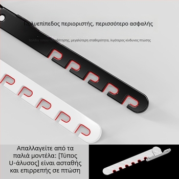 Αντικλεπτικό παιδικό κλείδωμα παραθύρου – χωρίς διάτρηση, αεροδυναμική στήριξη, περιοριστής ανοίγματος εσωτερικά/εξωτερικά με γάντζο και κούμπωμα – καθολικό μοντέλο