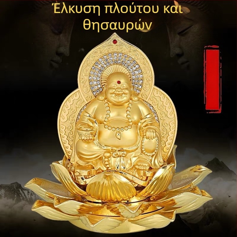 Θήκη αυτοκινήτου αρωματισμού με Βούδα και Guanyin – κράμα, υγρός τύπος, πολλαπλά αρώματα, διάρκεια ζωής 5 έτη