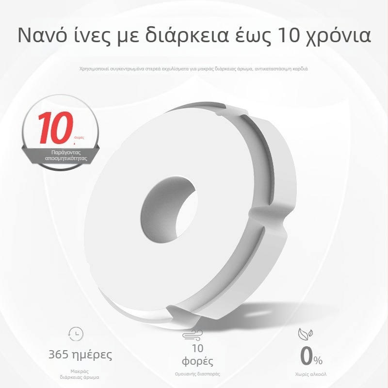 Αρωματικό για εξαεριστήρα αυτοκινήτου – Στερεό αλουμίνιο, Άρωμα Freesia, εξάτμιση 1–15 ημερών, τοποθέτηση τύπου καθίσματος, διακόσμηση και εξάλειψη οσμών