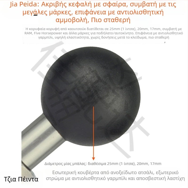 Μαγνητικός αυτοκινητόσυστης για κινητά με MagSafe, κεφαλή σφαίρας, 17 mm μαγνητική κεφαλή