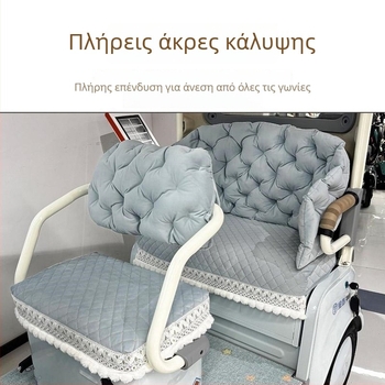 Κάλυμμα καθίσματος τρίκυκλου — λινό, χειμερινή χρήση, χωρίς λογότυπο