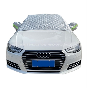 Κάλυμμα εμπρόσθιας περιοχής αυτοκινήτου από Oxford ύφασμα, πυκνωμένο, μινιμαλιστικό στυλ, 2 kg, ενσωματωμένος μηχανισμός τοποθέτησης, για την πρόσοψη του οχήματος