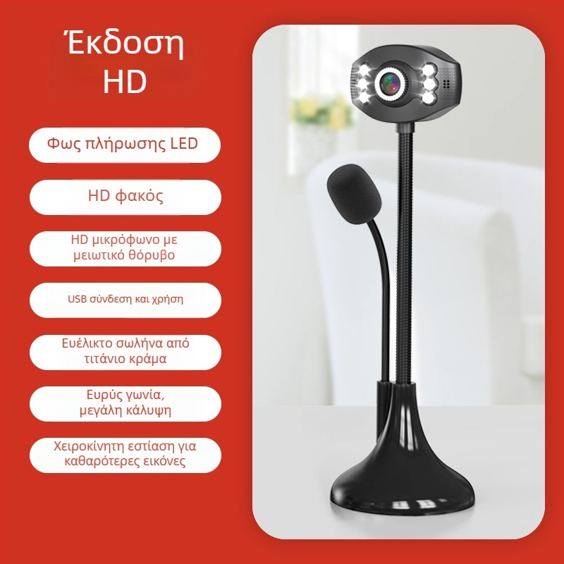 Web κάμερα για φορητό/επιτραπέζιο υπολογιστή, 1280x960 @60FPS, USB 2.0, χειροκίνητη εστίαση, χωρίς ενσωματωμένο μικρόφωνο