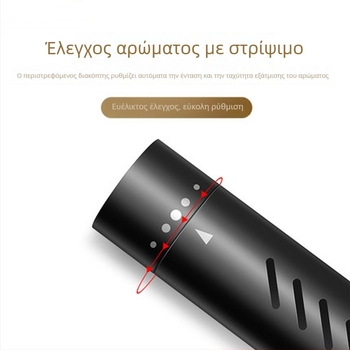 Αρωματοδέκτης εξόδου αέρα αυτοκινήτου - Αλουμινίου κράμα, Άρωμα λεμονιού, Φλοραλ-Ξύλινο άρωμα, 25 g, Κλιπ για εξαερισμό