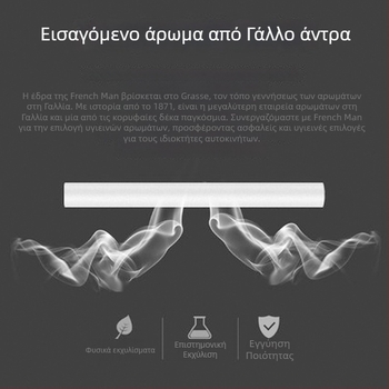Αρωματοδέκτης εξόδου αέρα αυτοκινήτου - Αλουμινίου κράμα, Άρωμα λεμονιού, Φλοραλ-Ξύλινο άρωμα, 25 g, Κλιπ για εξαερισμό