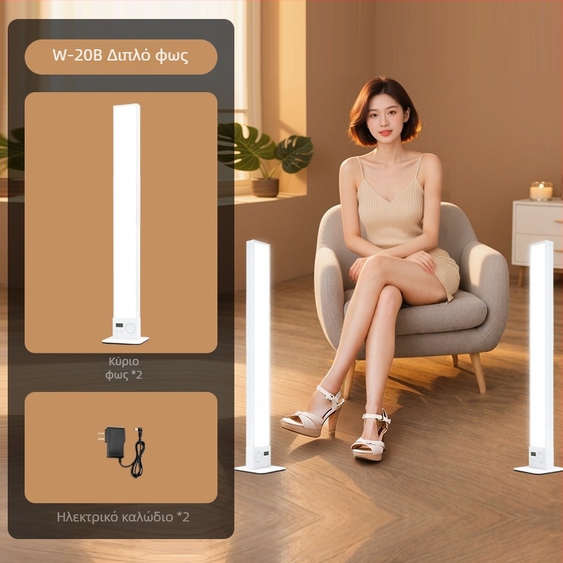 Yongeer W20B Επαγγελματικό φως φωτογράφισης με αυτόνομη τροφοδοσία και ρυθμιζόμενη φωτεινότητα