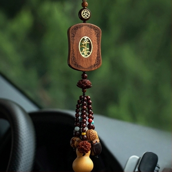 Κρεμαστό αυτοκινήτου από rosewood, κινεζικός παραδοσιακός στυλ, προσαρμοζόμενη επεξεργασία, διακόσμηση εσωτερικού αυτοκινήτου