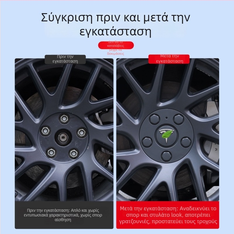 Κάλυμμα κέντρου τροχού για Tesla Model 3 Refreshed – Mingshi Πλαστικό προστατευτικό κέντρου